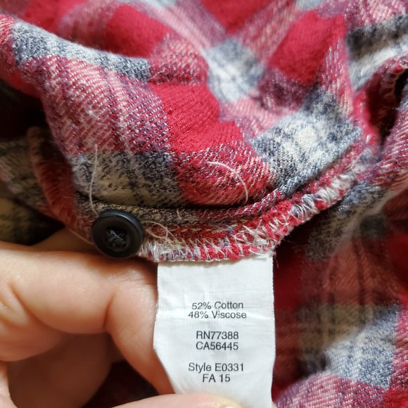 Madewell Ex-Boyfriend Shirt in Fairfax Plaid Size Small - Picture 10 of 13